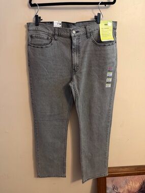Levi's Men's Straight Gray Denim Jeans
